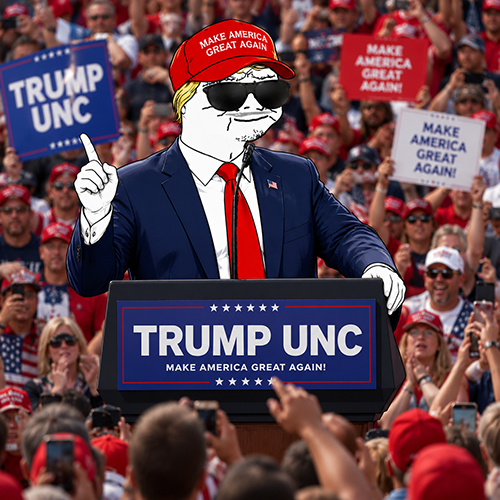 trump unc big impact artwork