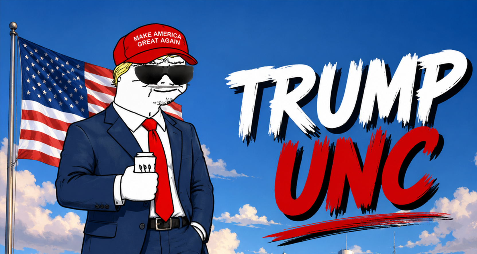 trump unc Small Ball banner